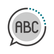 كلام فقاعي بداخله حروف abc كلام فقاعي بداخله حروف abc